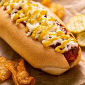 هوت دوغ بالجبن